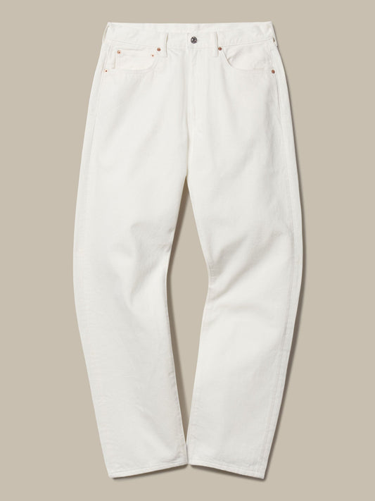 J.PRESS x BUCK MASON 5 POCKET JAPANESE DENIM JEANS - WHITE