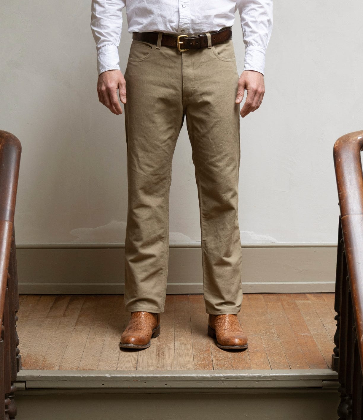 Standard 5-Pocket Pant Tan