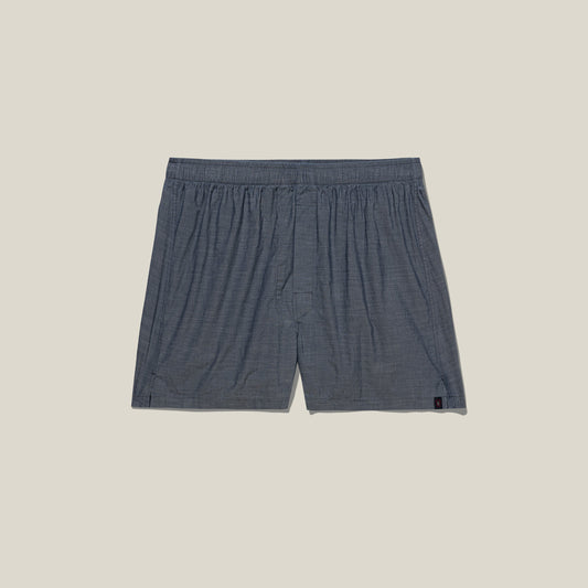 Classic Fit Boxer Indigo Slub