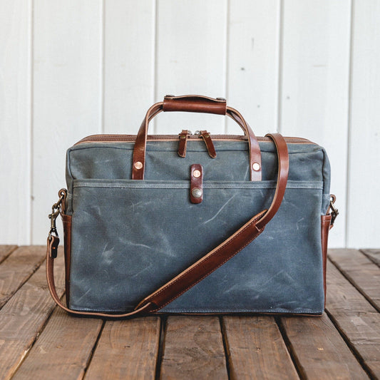 Courier Briefcase - Charcoal