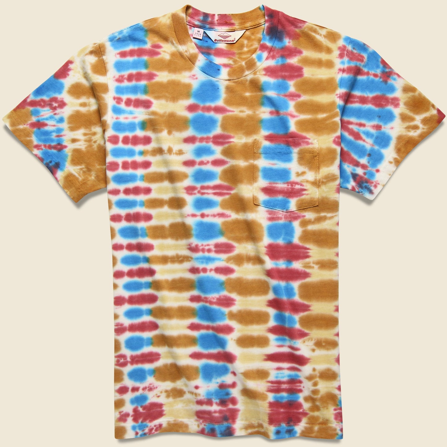 Pocket Tee - Parallel Tie Dye
