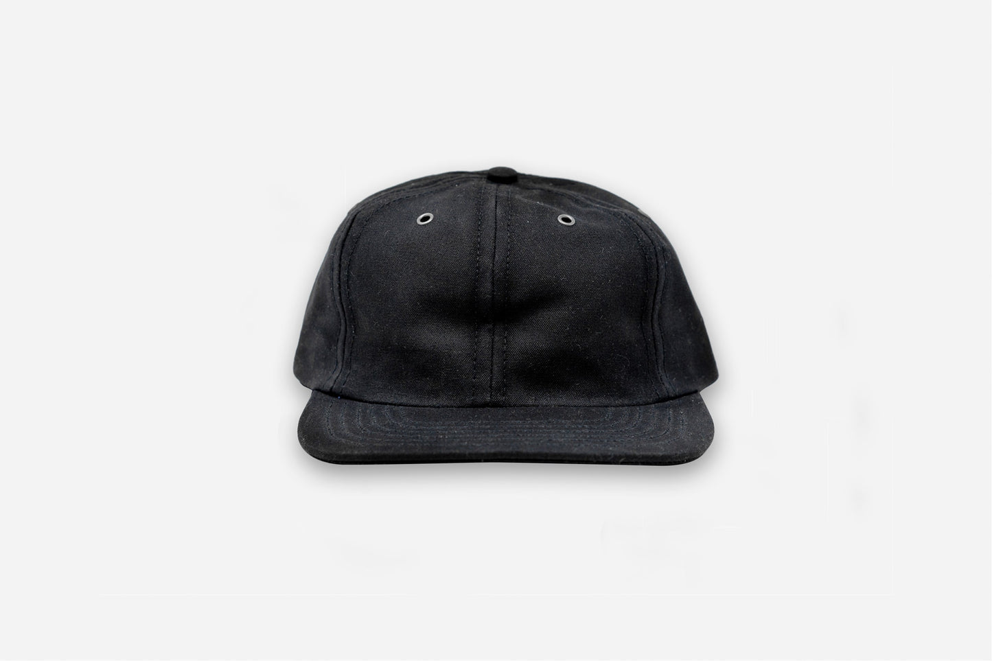 Waxed Canvas Baseball Cap ~ Black