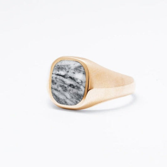 Pinestone Signet Ring