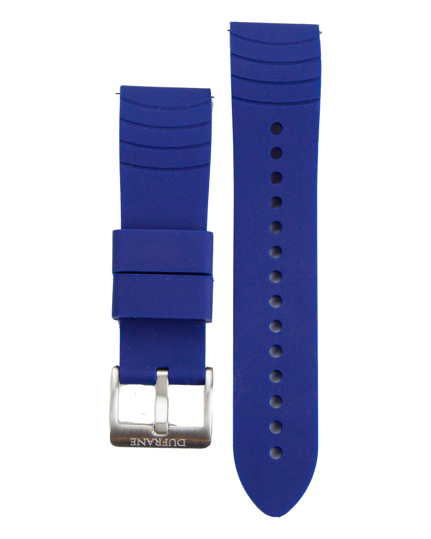 22mm Blue Silicone Straps