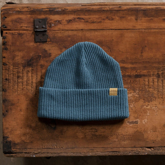 Cotton Watch Cap - Azure