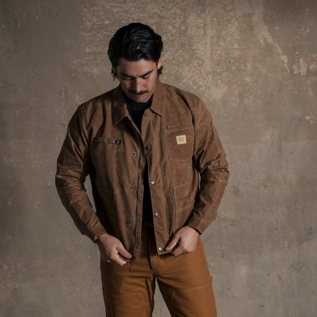 Cabin Jacket w/ Zipper - Brush Brown