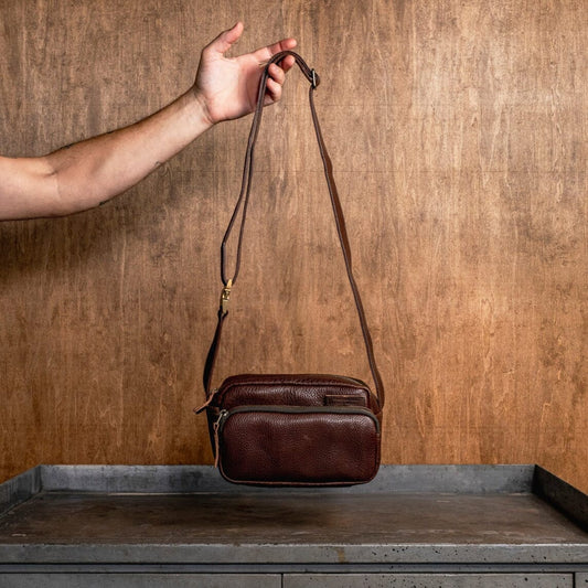 Rangefinder Bag - All Leather Walnut