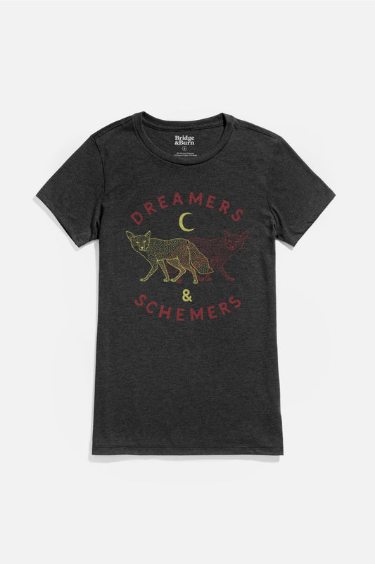 Women's Dreamers &amp; Schemers Tee / Black