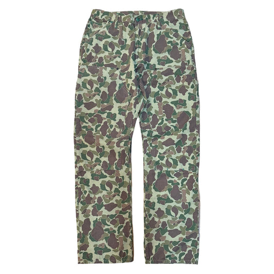 Camouflage "Frog Skin" Japanese Fabric Double Knee Work Pant - Size up for a looser fit