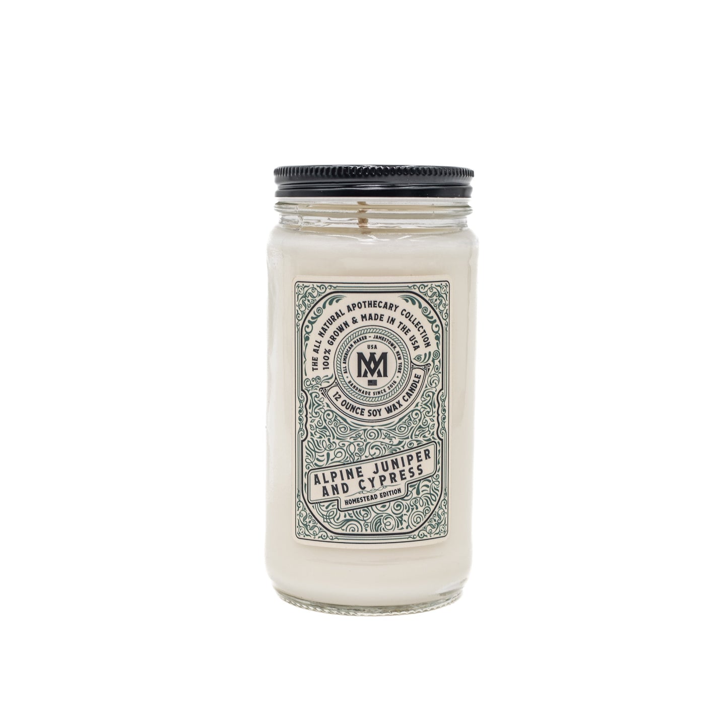 Alpine Juniper & Cypress 12oz Soy Wax Candle