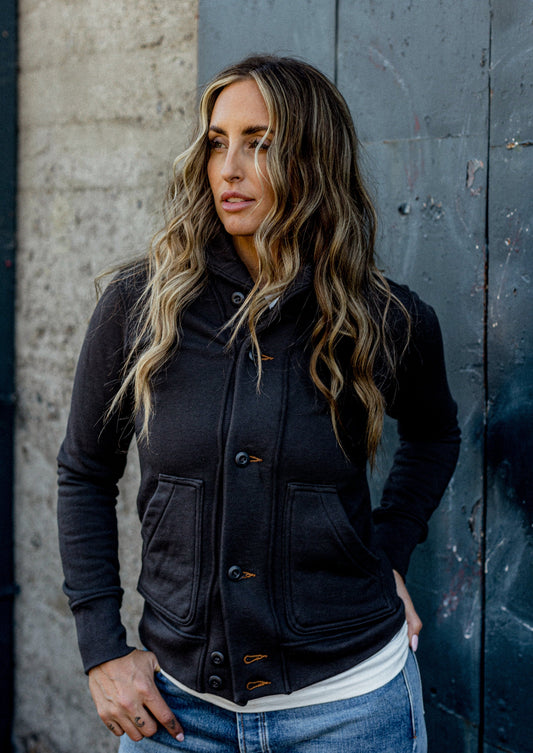 Bodega Cardigan | 140z 100% Cotton French Terry