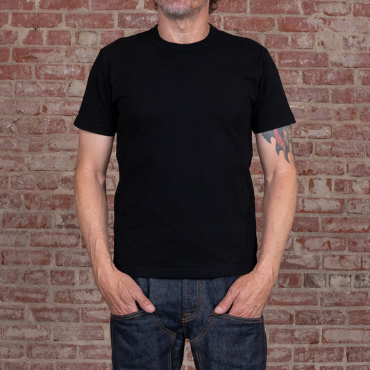 Glory Days Short Sleeve Classic Heavyweight Cotton T-Shirt - Black