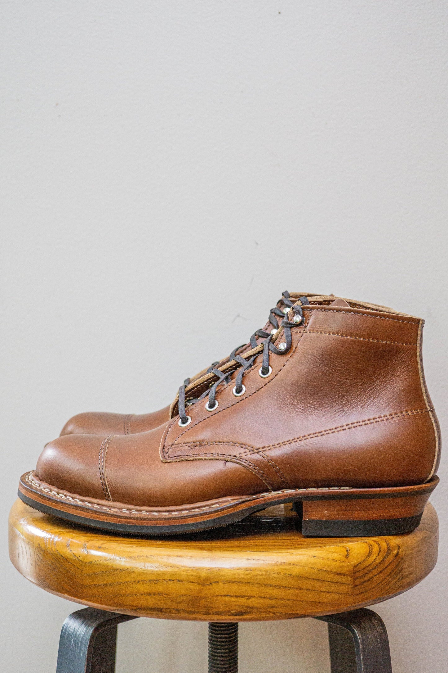 White's Boots x Franklin Poe Semi-Dress - British Tan Cap Toe