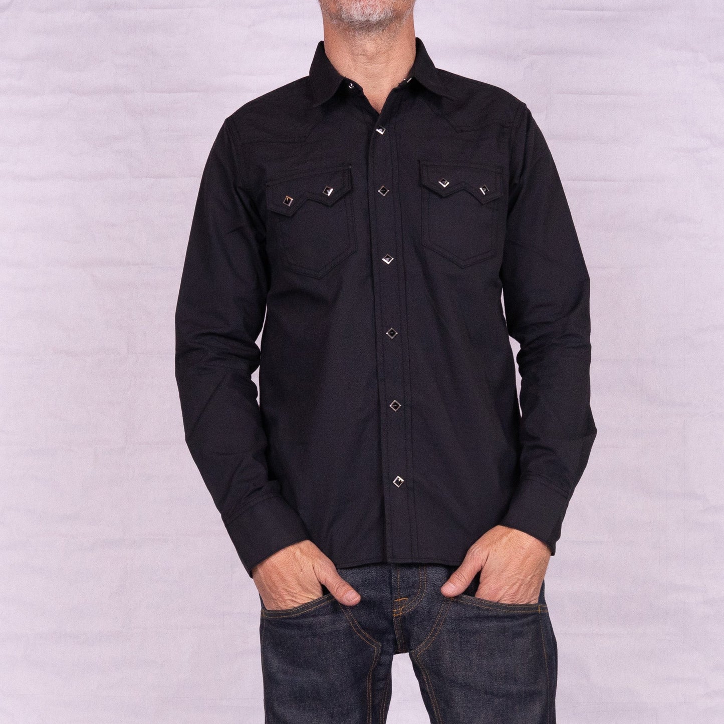 Sawtooth Shirt 'Black Diamond' Japan Selvage Shirting