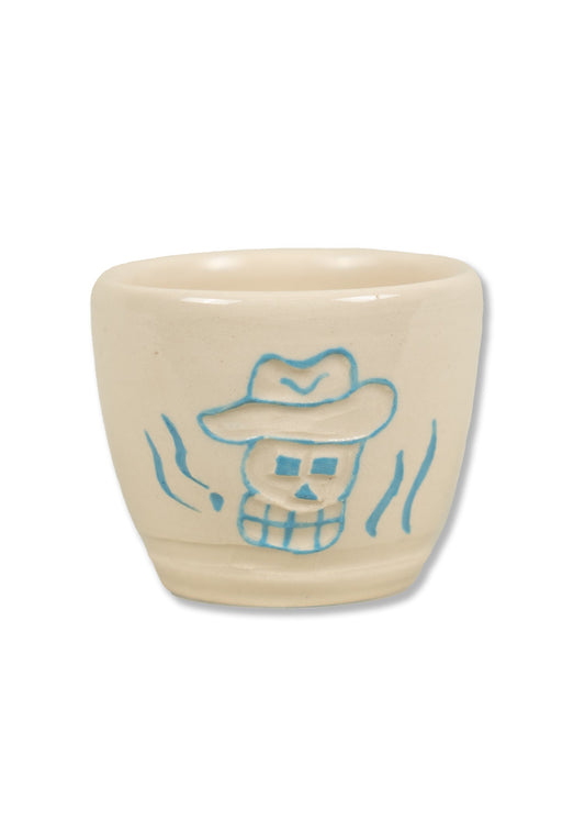 Danny D x INR: Baby Blue Cowboy Cortado Cup