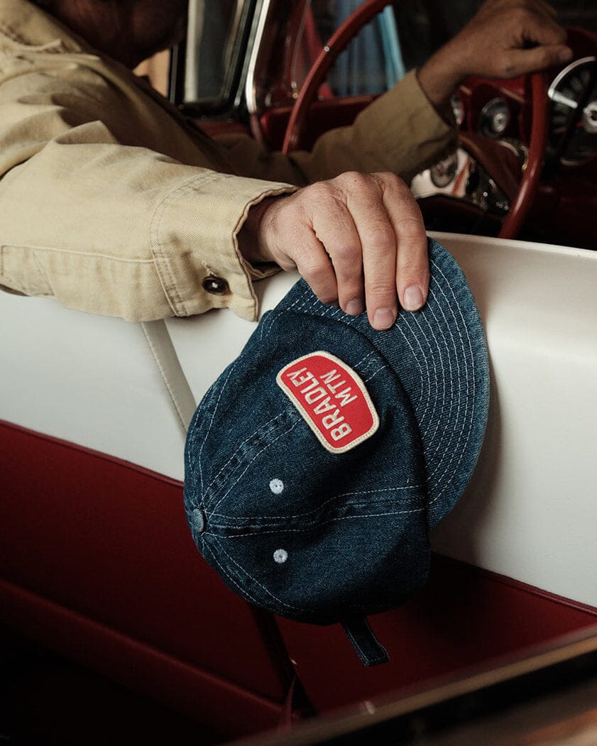 Old School Patch Cap - Washed Denim