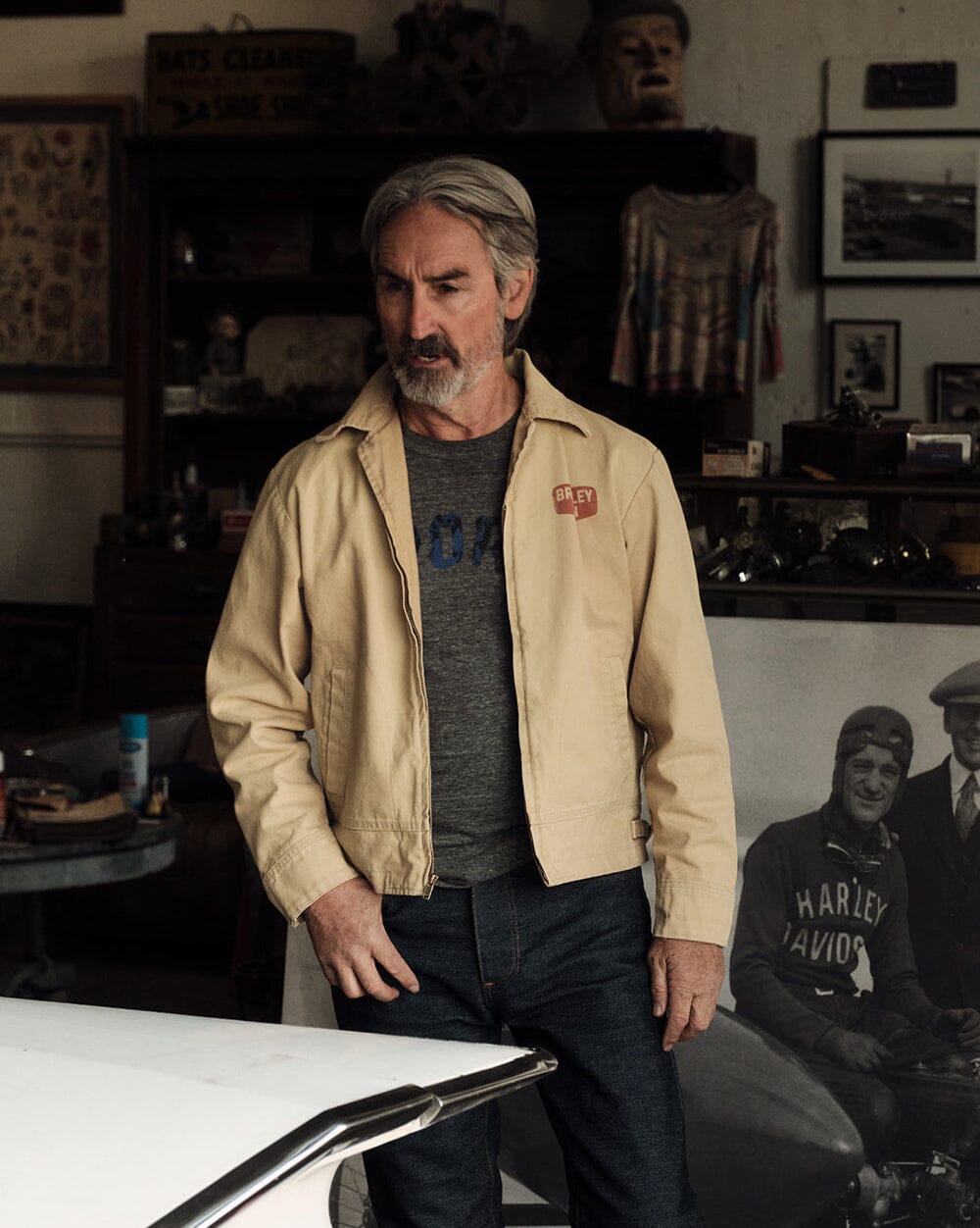Club Jacket - Washed Tan