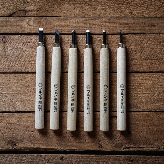 Japanese Wood Carving Set