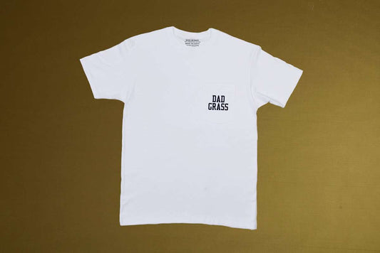 Dad Grass x Mark McNairy White Pocket Tee - White
