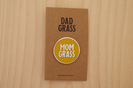 Mom Grass Circle Pin