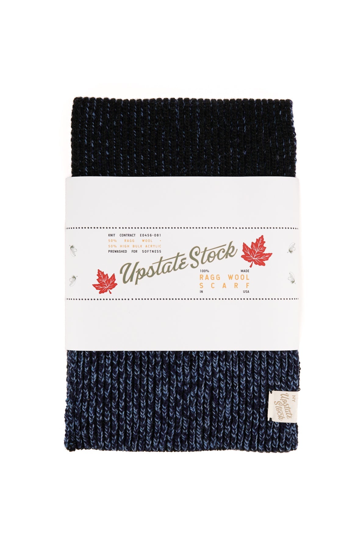 Denim Melange Ragg Wool Scarf