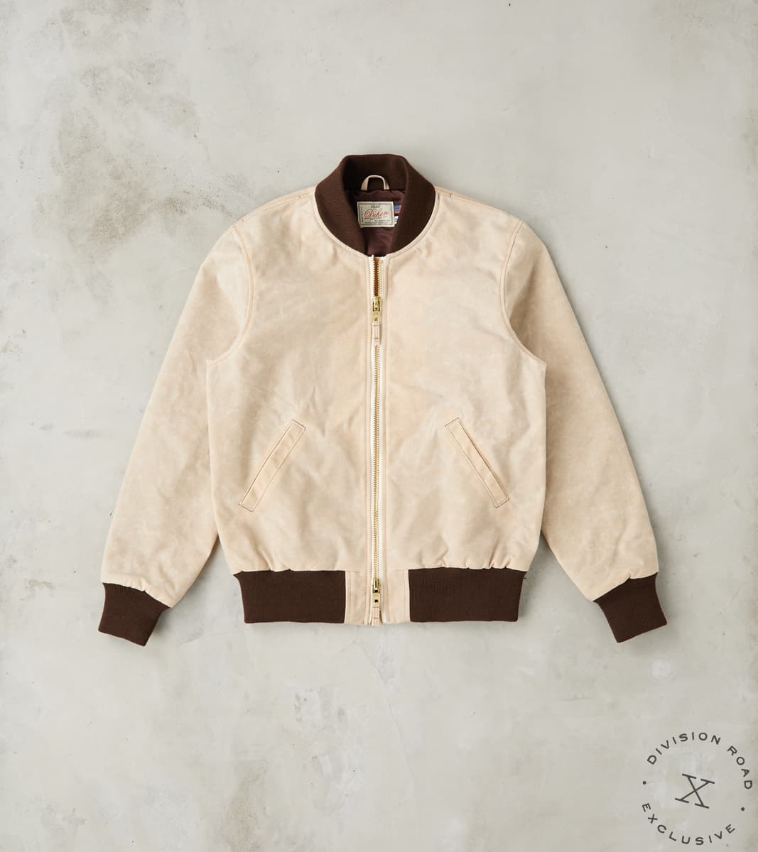 Flyers Club Bomber - 10oz Martexin Waxed Army Duck - Natural