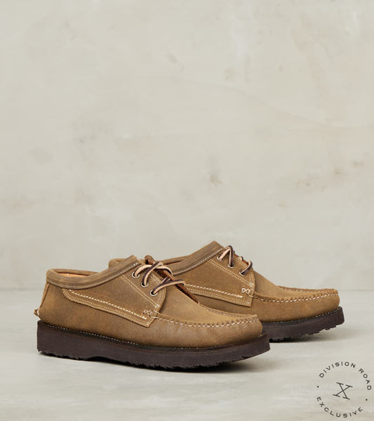 Rambler 3-Eye Moc - Vibram 2062 Olympic - Coyote Waxed Roughout