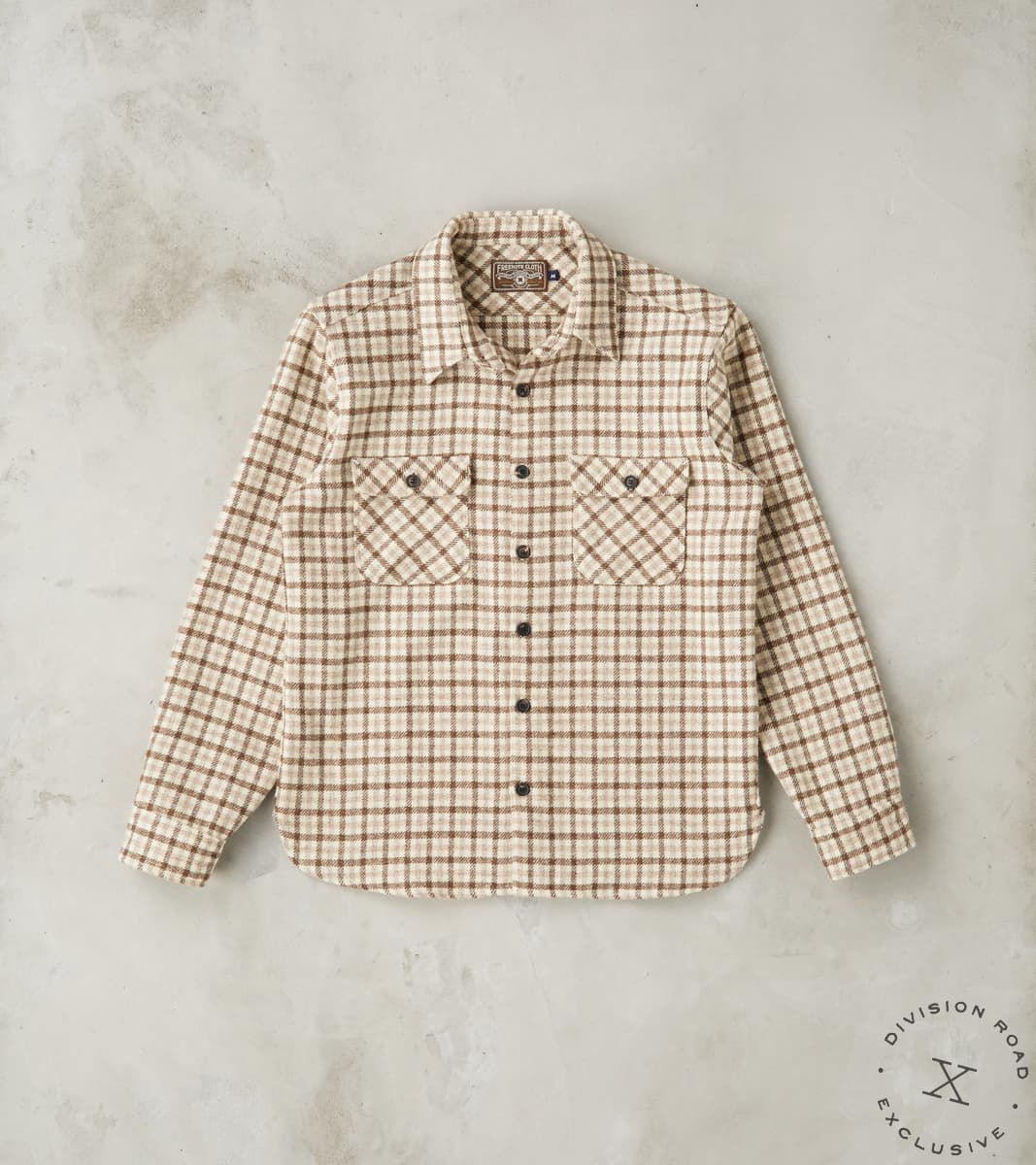 Benson - Lovat® Sonsie Tweed Large Gunclub Check - Undyed Ecru
