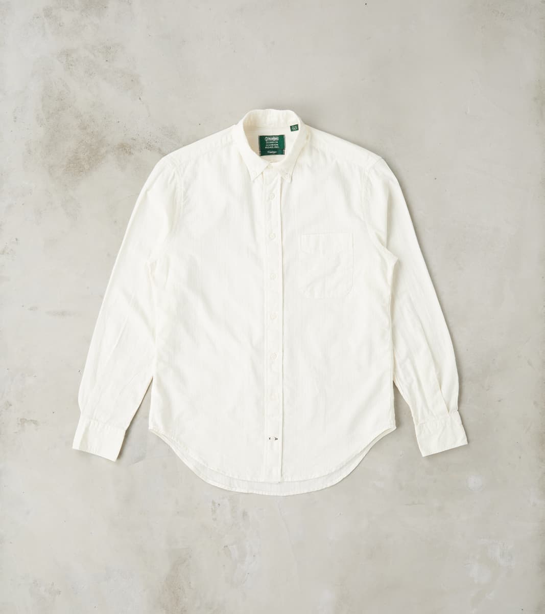 Japanese Cotton/Linen Dobby Stripe - Cream