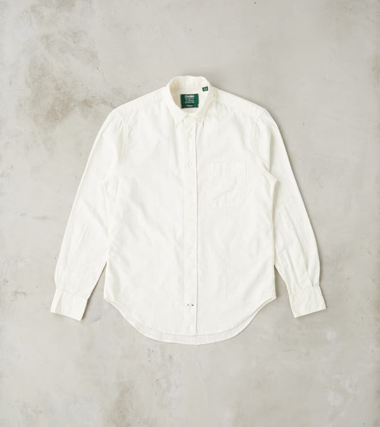 Japanese Cotton/Linen Dobby Stripe - Cream