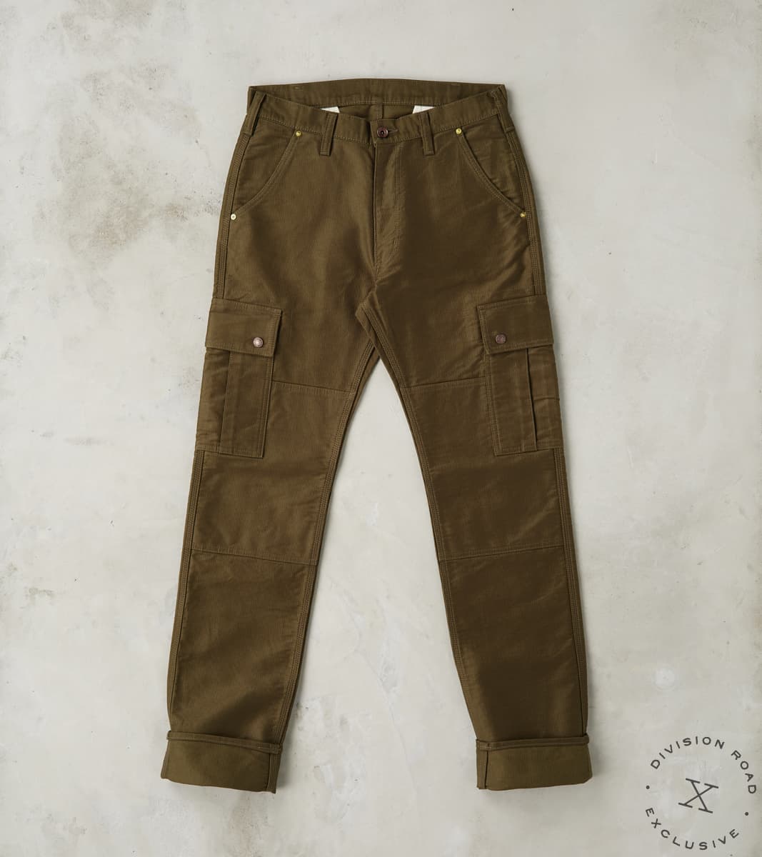 502DR-ODG Serviceman - Classic Tapered Cargo - 12oz Olive Drab Green Military Whipcord