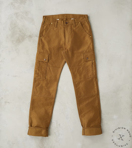 502DR-KHA Serviceman - Classic Tapered Cargo - 12oz Khaki Military Whipcord