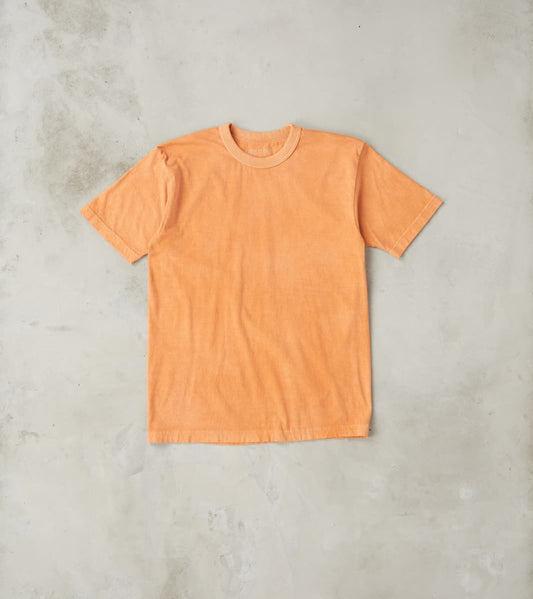 UTIL-HDYE-PCH - UTILITEES Crew Neck T-Shirt - 5.5oz Loopwheel Hand Dyed Peach
