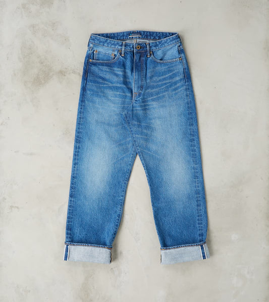 J501-MID Circle Series - Loose Straight - 14.8oz US Cotton Medium Indigo