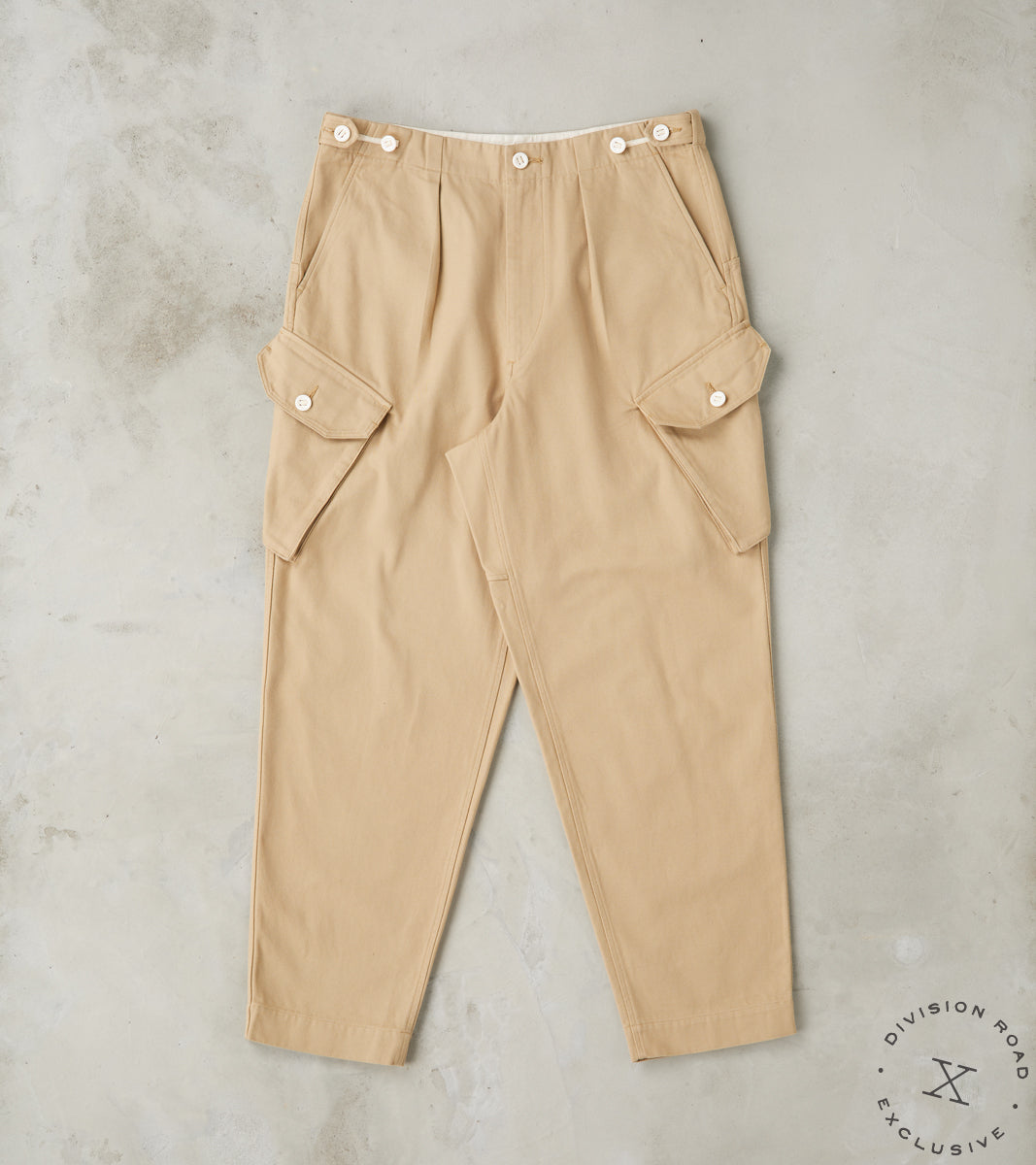 Swiss Army Cargo Trousers - British Tan Japanese Calvary Twill