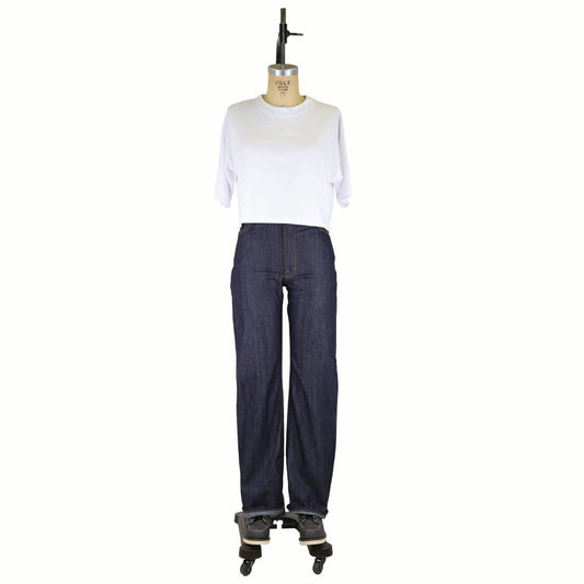 Drifter X081 Indigo Stretch Medium High Waist Straight Leg (MWO)