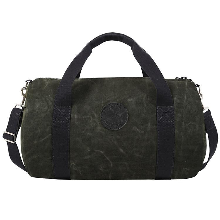 DULUTH PACK WAXED ZIPPERED ROUND DUFFEL BAG