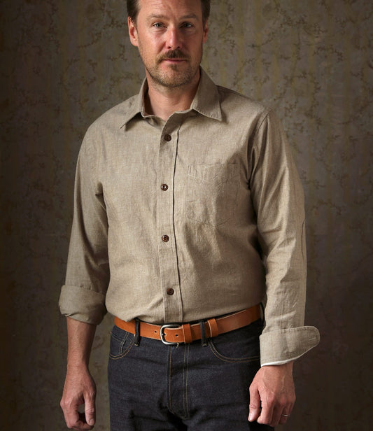 Okayama Selvedge Chambray Tan