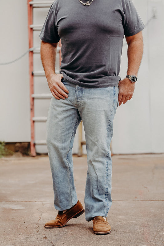 CS-100xv Classic Straight- Indigo Selvedge Vintage Wash