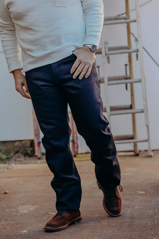 Wilkes Western 14 Ounce Raw Fleck Denim
