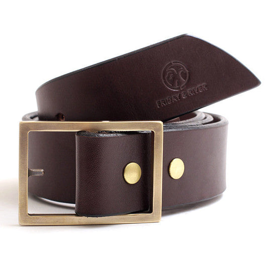 J.L. Lawson Co. Brass Buckle Limited Edition Belt