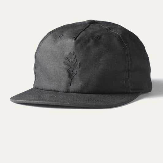 Genesis Leaf Wax Canvas Ball Cap Black