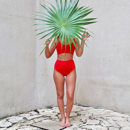 High-Waisted Bikini Bottoms