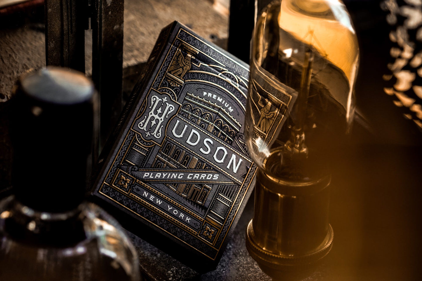 Hudson Playing Cards | Black |&nbsp;Theory 11
