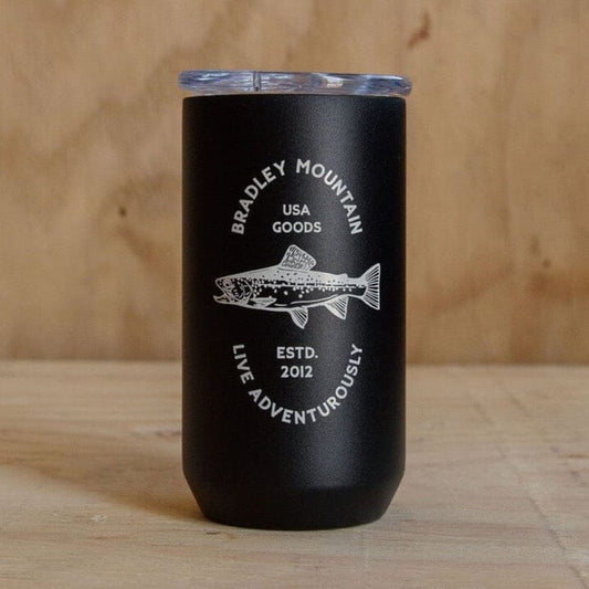 Insulated Trout Tumbler - Black