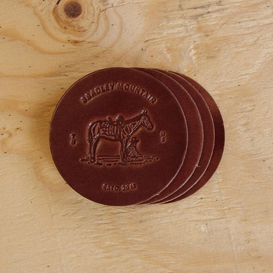 Wrangler Coaster Set - Brown