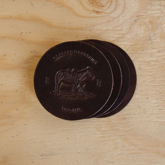 Wrangler Coaster Set - Dark Brown