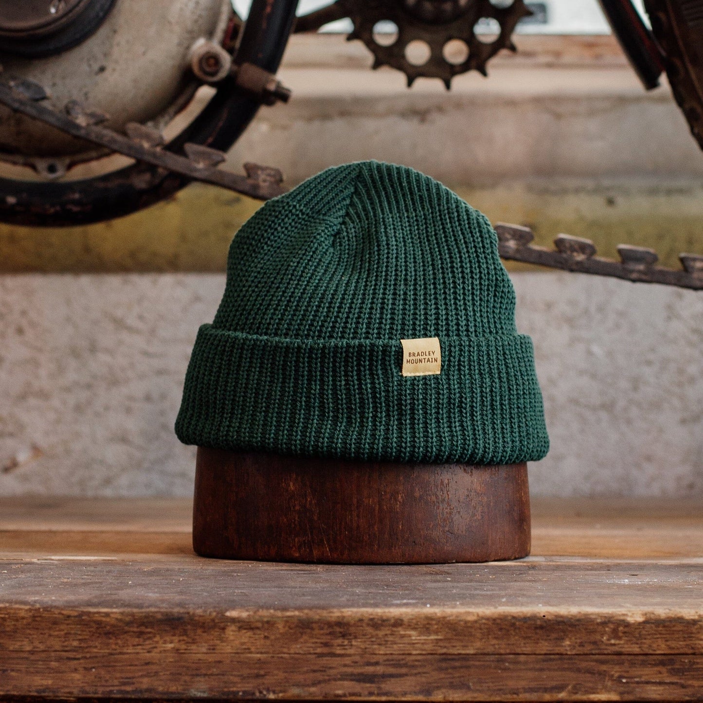 Cotton Watch Cap - Evergreen