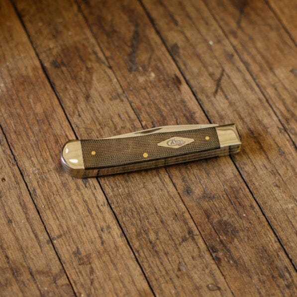 Case Micarta Trapper Knife - Olive