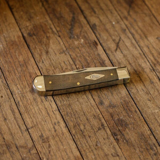 Case Micarta Trapper Knife - Olive